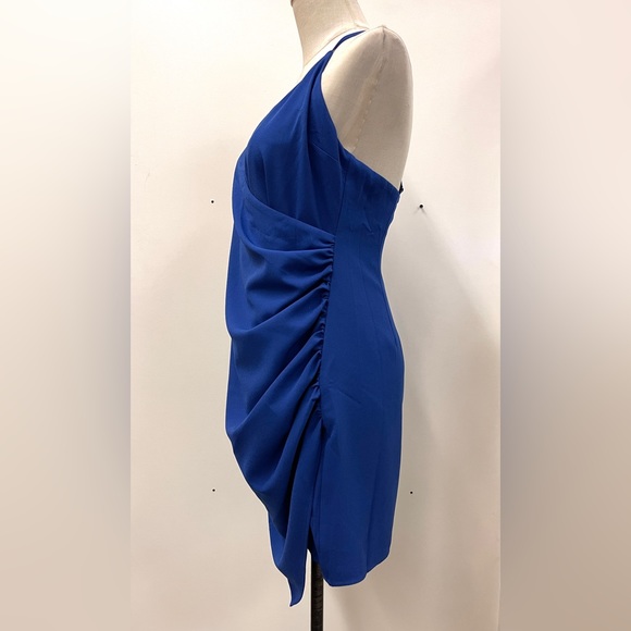 Lovers + Friends Blue Halter Mini Cocktail Dress Size Medium NWT - Picture 3 of 9
